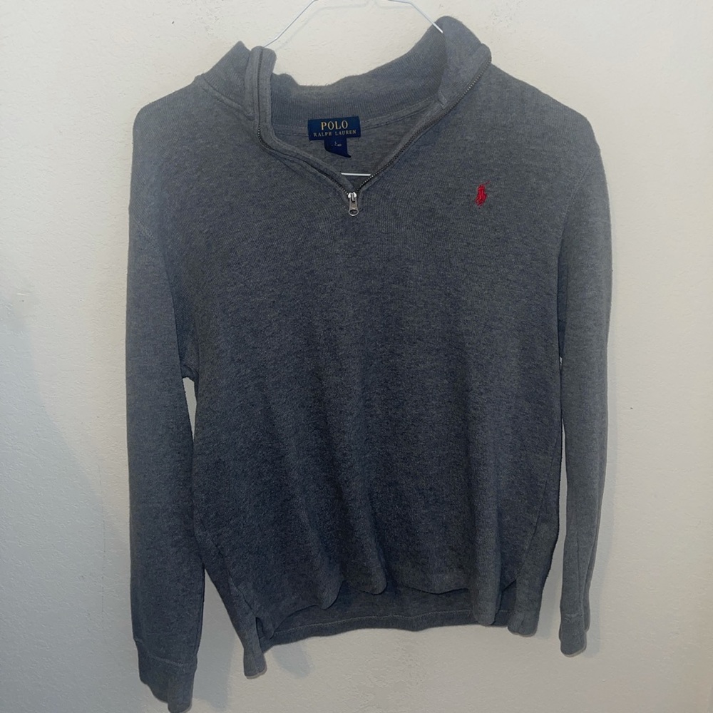 Ralph Lauren Luxury Jersey Quarter-Zip Pullover